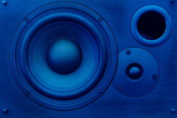 closeup of speakers as wallpaper - obrazy, fototapety, plakaty