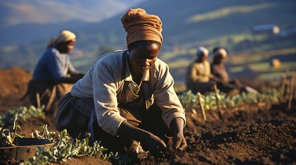 african field workers - Powered by Adobe
