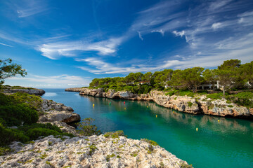 Krajobraz morski, wyspa Menorca