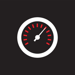 Speedometer icons isolated on a white background. Vector illustration