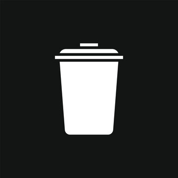 Trash Bin, Trashcan - Vector Stock Illustration
