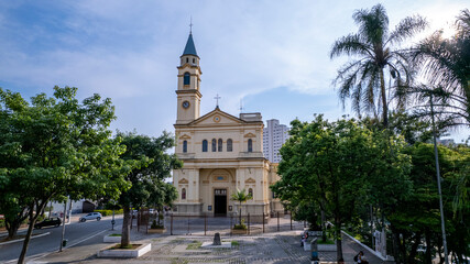 Largo da Matriz. Church in the neighborhood of the Freguesia Do O. In São Paulo, SP