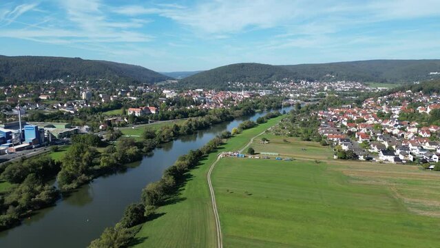 Luftaufnahme Lohr am Main