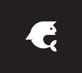 Fish logo vector