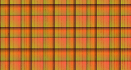 Seamless checkered background in fall colors