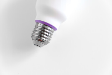 a smart lamp on a white background