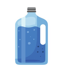 bottle gallon blue