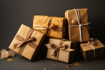 Festive present packages holding surprises labeled as 5. Generative AI