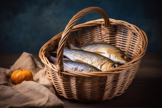 image of loaves and fish in the basket