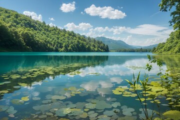 Reflections of Tranquility Nature's Serenade - Generative AI Edition




