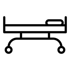 Hospital bed icon