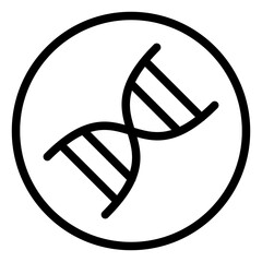 DNA icon - obrazy, fototapety, plakaty