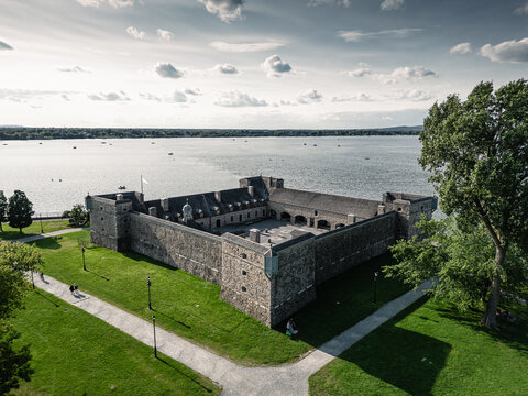 Fort Chambly view from air