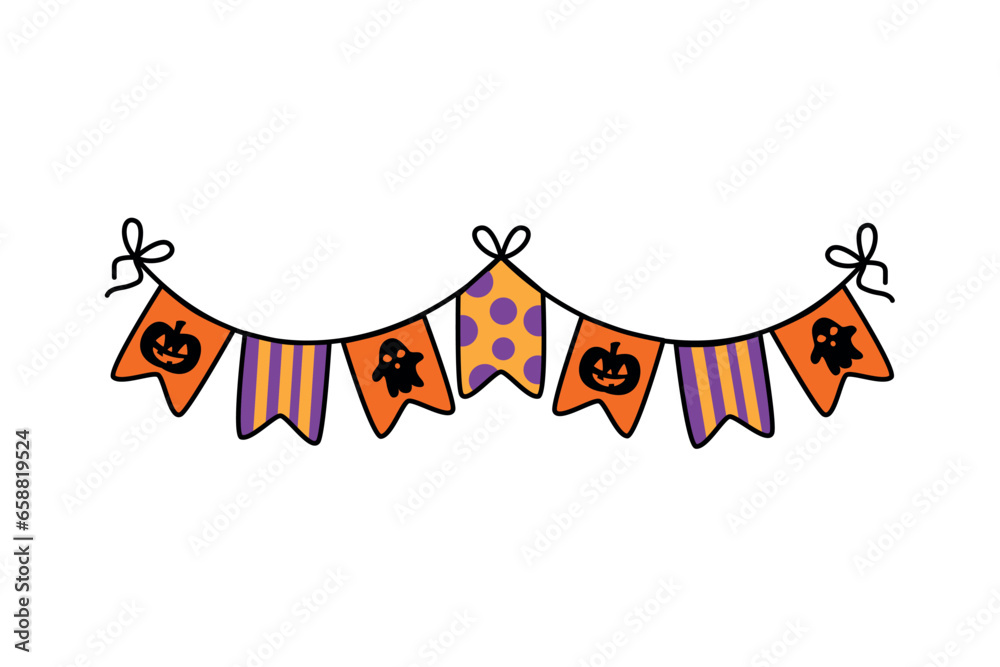 Canvas Prints halloween garland party