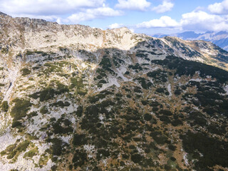 Fototapeta na wymiar Aerial view of Fish lakes, Rila mountain, Bulgaria