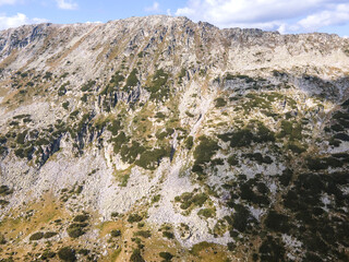 Aerial view of Fish lakes, Rila mountain, Bulgaria
