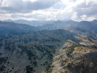 Obraz premium Aerial view of Fish lakes, Rila mountain, Bulgaria