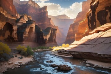 Epic Vistas The Majestic Canyon Chronicles - Generative AI Edition





