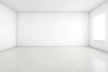 Empty white room