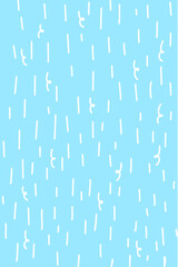 手書きらくがき風背景（青）