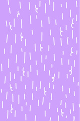 手書きらくがき風背景（紫）