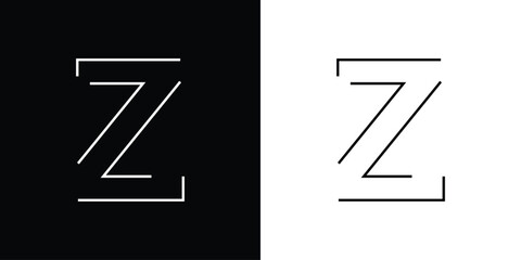 Simple letter Z logo design with full collor concept| premium vector - obrazy, fototapety, plakaty