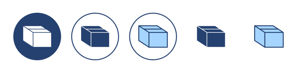 Box icon vector. box sign and symbol, parcel, package