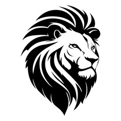 Lion Head Logo Vector Template Illustration Design