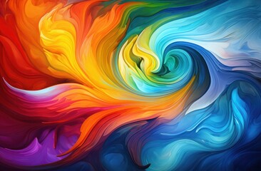 a colorful swirly swirl