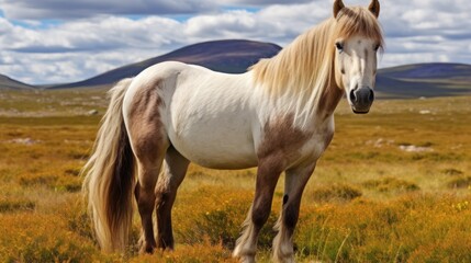 Obraz premium a horse standing in a field