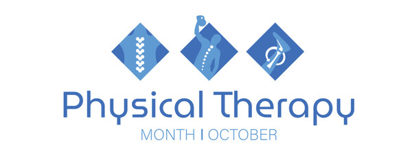 Long banner for Physical Therapy Month