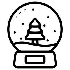 snow globe icon