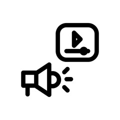 Fototapeta premium digital marketing line icon