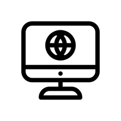 online marketing line icon