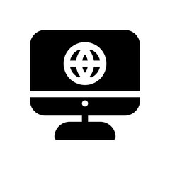 online marketing glyph icon