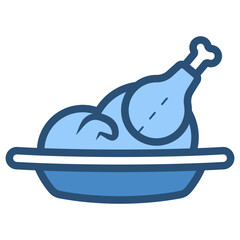 roast chicken icon