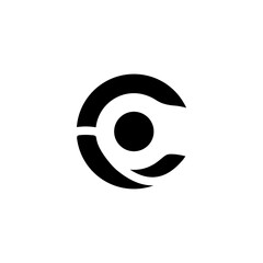 letter c logo design, c, illustration logo design, eyes logo design, eyes, eye concept, eye art
