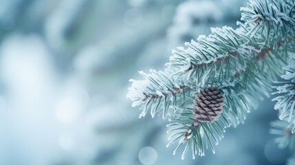 blue spruce branch