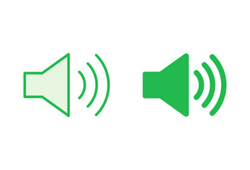 Speaker icon set. volume icon vector. loudspeaker icon vector. sound symbol