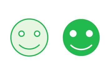 smile icon set. smile emoticon icon. feedback