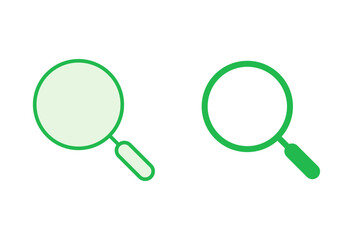 Search icon set. search magnifying glass icon