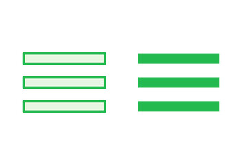 Obraz premium Menu Icon set. web menu icon. hamburger menu symbol