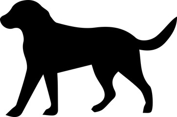 dog silhouette vector