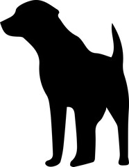 dog silhouette vector