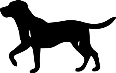 dog silhouette vector