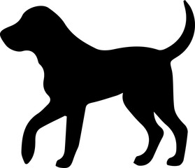 dog silhouette vector