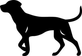 dog silhouette vector