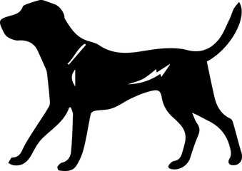 dog silhouette vector