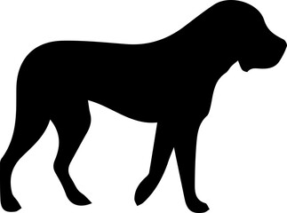 silhouette of a dog