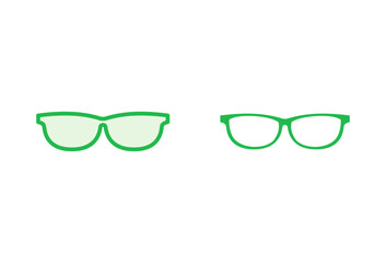 Fototapeta premium Glasses icon set. Glasses vector icon